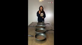Playful family does a game of Ping Pong Bounce together