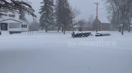 US: Late Winter Storm Dumps Heavy Snow In Northern Wisconsin