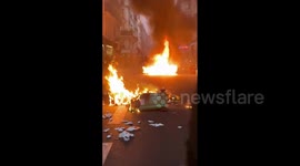 France: Protests, Clashes Continue As Macron Delivers Speech Defending Pension Law 3
