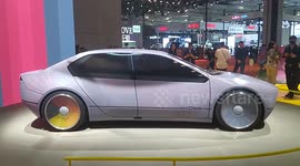 Color-changing car at the 2023 Shanghai Auto Show BMW in Shanghai, China