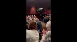 Senator George Mitchell receives heartfelt gratitude at The Agreement performance in Belfast