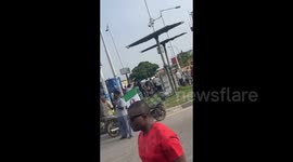 Avialtion Workers Protest At The Lagos Airport, Nigeria