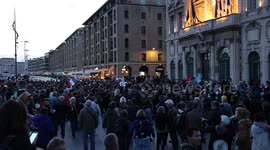 Protest rally to the sound of pots in Marseille, France