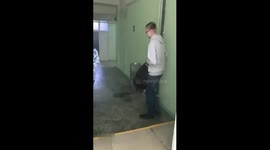Student's backpack explodes due to faulty charging unit at Russian technical school