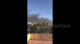Smoke fills sky above Sudan as clashes erupt despite 24-hour ceasefire