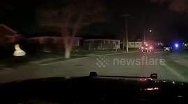 Three Suspects Arrested After Leading Police On Wild Chase In Stolen Car In Dearborn, MI, USA