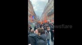Pople Took To The Streets To Protest Against Pension Reform In Paris, France