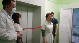 Sterlitamak hospital celebrates opening of new freight elevator for improved patient convenience