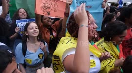 Students march Sao Paulo streets to protest violence in schools