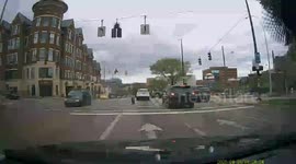 WTF Moment: Tire Comes Out Of Nowhere Nearly Hits Multiple Cars