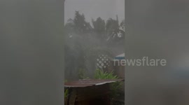 Storm batters homes in southern Thailand as monsoon season arrives