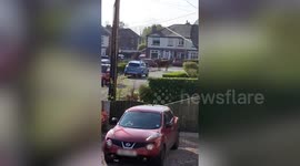 Dad recalls moment rampaging bull charged towards him while on school run