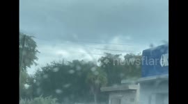 US: Waterspout Turns Into Tornado Landing On Hollywood Beach, FL