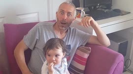 Mum cuts off her long hair and waits for family to notice the difference