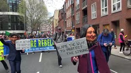 Extinction Rebellion humorously mock Prime Minister and Ministers during protest
