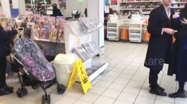 Test emergency alert in supermarket 3pm today