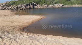 Travel - Let's go to the beach. Hibberdene, south coast of KwaZulu-Natal,  South Africa