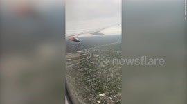 American Airlines flight returns to Ohio airport after engine catches fire due to possible bird strike