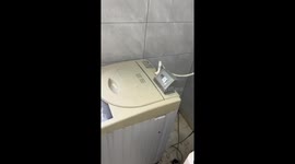 Clean flow! Uni student's freestyle rap to shaking washing machine's beat goes viral