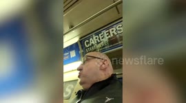 Passenger sings incredible pitch-perfect opera song on New York subway train