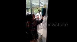 Frenzy for free toilet paper captured on video in public restroom in China