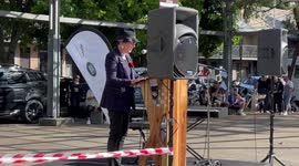 Coloured digger event and ANZAC Day march in Sydney, Australia