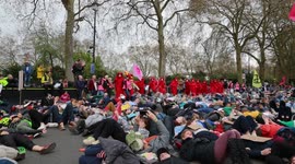 Eco-Activists march on Parliment Square for biodiversity - 22nd April 2023
