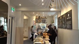 Storey's Gate Cafe in St James's Park is a popular choice for a coffee break with London Marathon fans