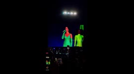 Dua Lipa singing and dancing at Buenos Aires show in Palermo