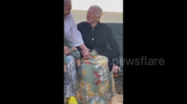 Emotional moment grandma gets first birthday mariachi, aged 90