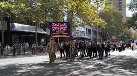 Australia: Thousands Gather For ANZAC Day Parade In Sydney