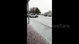 Tornado producing storm brings pea-sized hail to Colorado, US