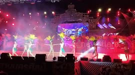 Isaan Mor Lam concert in Pattaya, Thailand