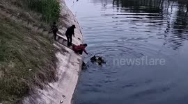 Heroic: Man saves 5-year-old boy from drowning in Chinese river