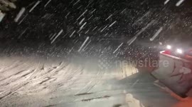 US: Heavy Snow Falls In Northeastern Colorado Amid Winter Storm