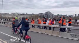 UK: Just Stop Oil Protesters Block Traffic By ‘Slow March’ In Central London