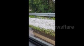 US: Another Thunderstorm With Severe Hails And Gusty Winds Batters Central Florida 2