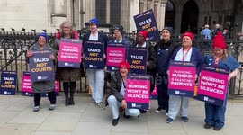 Nurses stage demo outside Hugh Court over government’s legal action on strikes