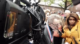 A street dedication to music icon Frankie Valli in Newark