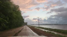 Fields Completely Flooded After Storm