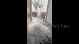 US: Storms Bring Damaging Hail To Richmond Hill, Georgia