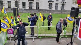PCS Strike Day Rally in London, UK