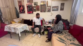 Israeli police handed the Salem family a decision to demolish a room inside their house, which is threatened with eviction, in neighbourhood of Sheikh Jarrah in Israeli-annexed east Jerusalem