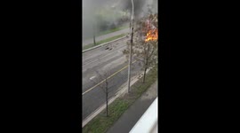 Seven killed as missile strikes minibus in Donetsk amid ongoing shelling