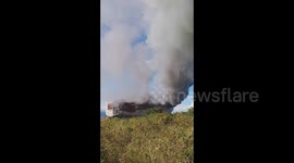 Philippines: Huge Fire Erupts On Grounded Ship In Cebu 3