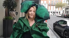 Gillian McKeith seen in London's Mayfair after 'I'm a Celeb' exit