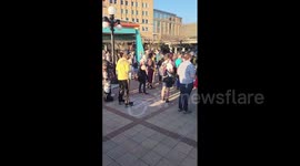 US: Pro-Transgender Protest In Support Lawmaker Zooey Zephyr In Missoula, MT