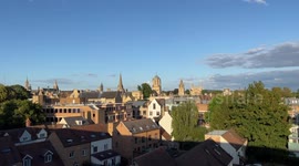 Oxford, town centre, falls, buildings, historic buildings, top view