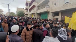Relatives carry the body of Palestinians teenager Mustafa Amer Sabah who was shot killed by Israeli forces during clashes, during his funeral