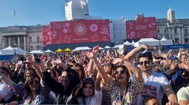Londoners come together to celebrate Eid in Trafalgar Square
